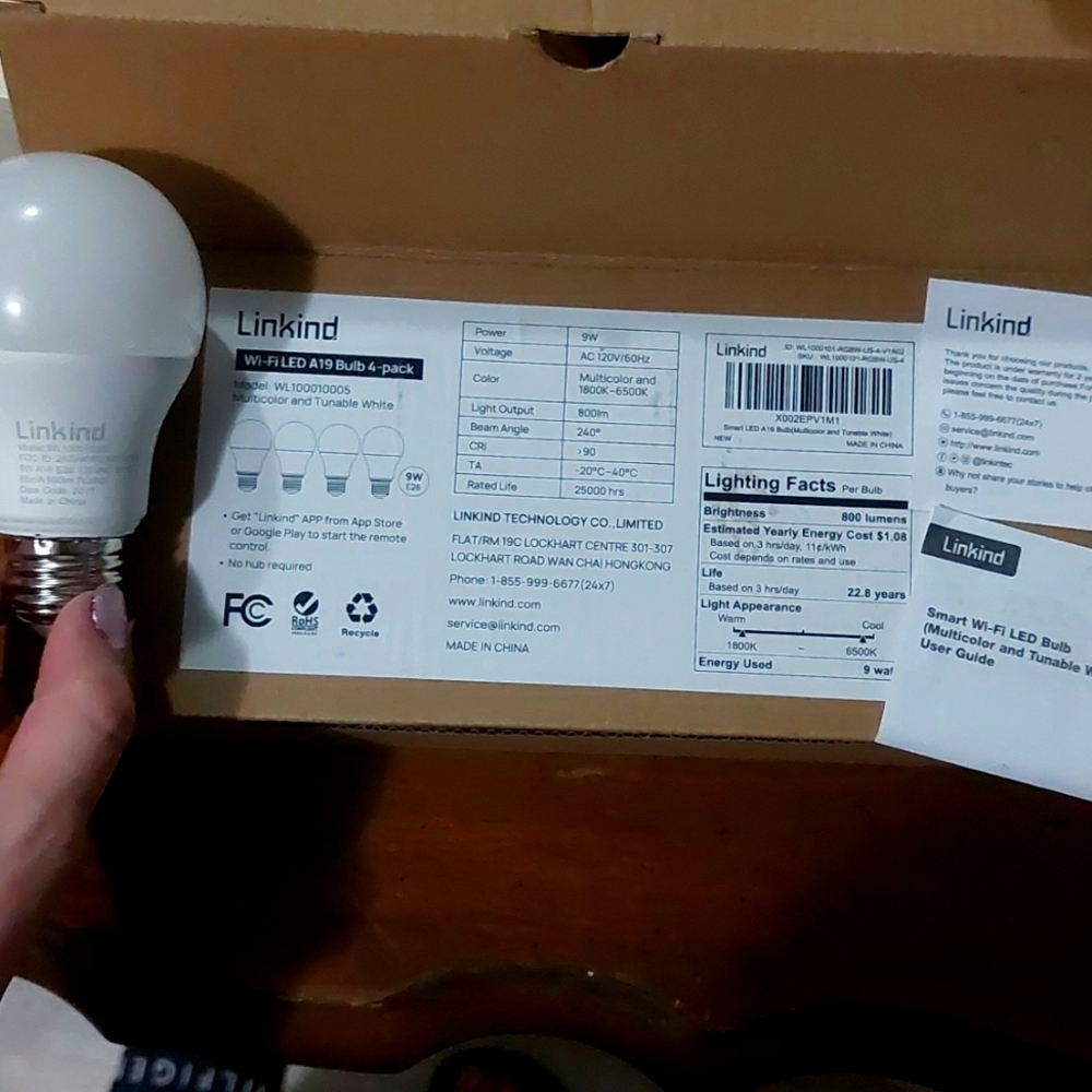 Linkind WiFi LED Lights 4 Pack